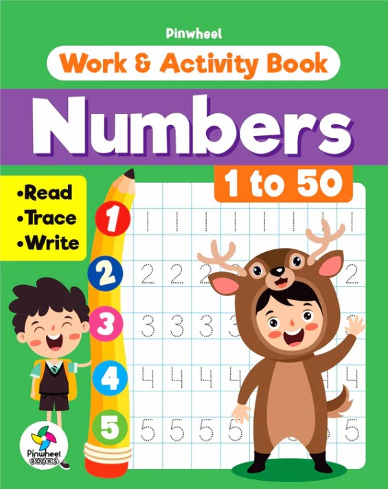 WORK & ACTIVITY BOOK NUMBERS 1 TO 50